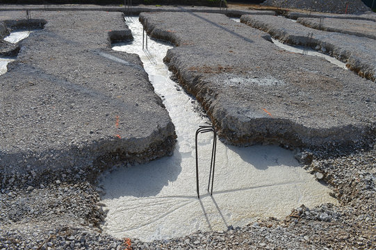Fondations et construction d'une maison