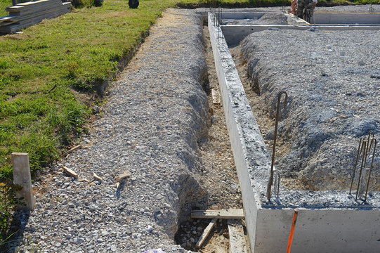 Fondations et construction d'une maison