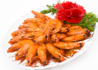 caramelized shrimps