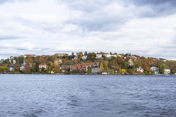 Fototapeta premium Wohnhäuser in Stockholm