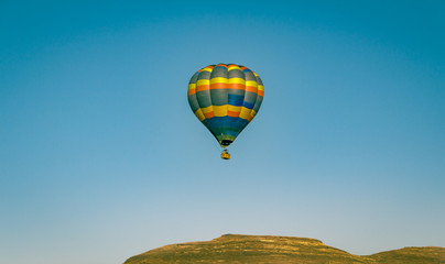 Colorful hot air balloon