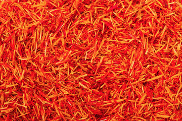 Fototapeta premium saffron, spices, full depth of field