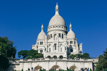 Fototapeta premium The Basilica of the Sacred Heart of Paris.