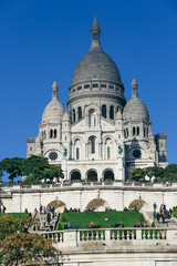 Obraz premium The Basilica of the Sacred Heart of Paris.