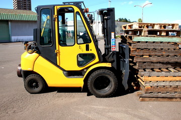 Scenery of harbor in Hokkaido