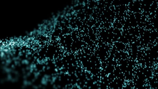 small numbers pulsate in a certain zone. cinematic background. seamless loop.