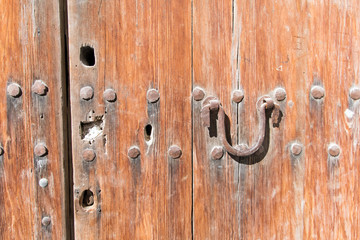 Fototapeta premium Mallorca: archaic colorful beautiful gate, entry door :)