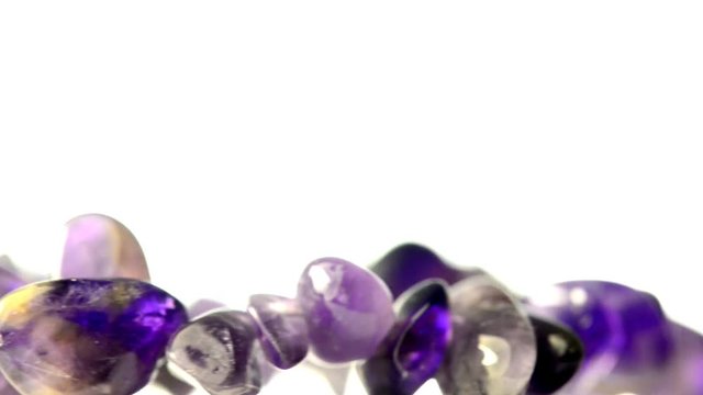 Amethyst Armkette auf Drehteller