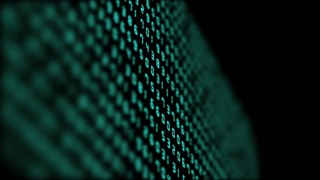 digital display. wall of numbers. cinematic background. seamless loop.