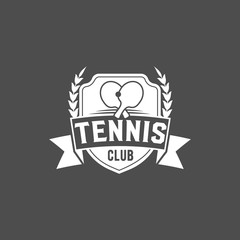 ping pong emblems, labels, badges and designed elements