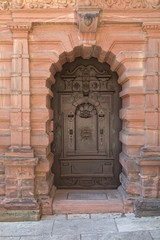 Fototapeta na wymiar Old, antique, wooden door