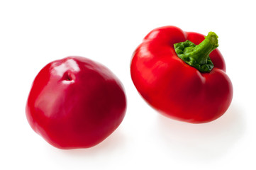 red pepper isolated on white background