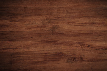 Naklejka premium Old grunge dark textured wooden background,The surface of the old brown wood texture