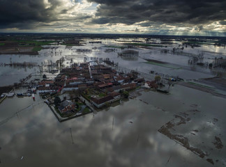 città allagata