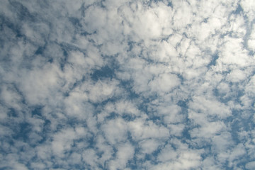 Blue sky with clouds