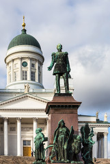 Helsinki cathedral in Finland capital city.
