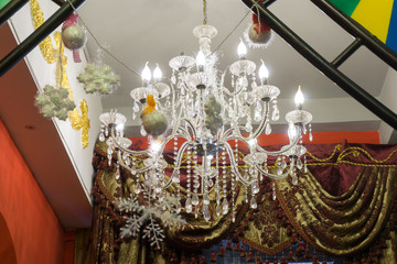 elegant crystal chandelier 