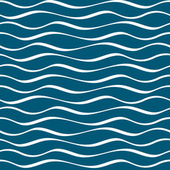 Abstract Wave Seamless Pattern