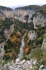 Arbayun canyon natural park  in Navarra spain