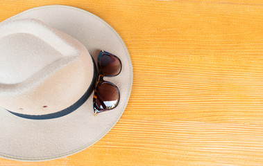 Accessories clothes fashion set glasses jeans bags and hat