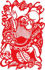 Chinese traditional folk culture Spring Festival stickers	