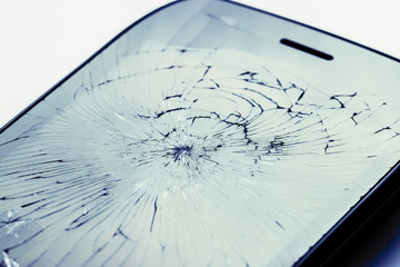 Smartphone with broken display