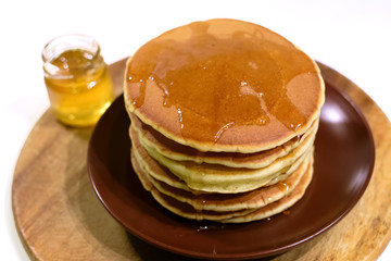 American pancakes for breakfast