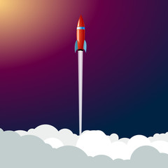 Red Rocket Launch 