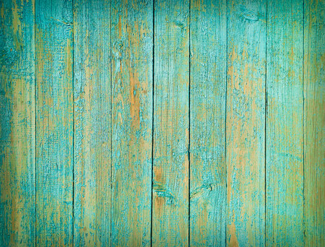 Green Wood Background