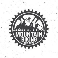 Set of Mountain bikings clubs. Vector illustration.