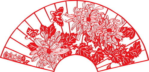 Chinese traditional folk culture Spring Festival stickers	