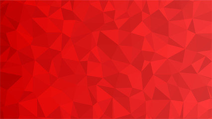 Red Polygonal Mosaic Background, Creative Design Templates