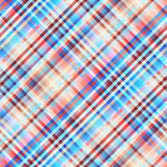 Seamless background. Geometric abstract pattern in low poly pixel art style. Plaid background.