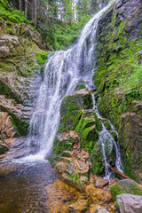 waterfall in szklarska