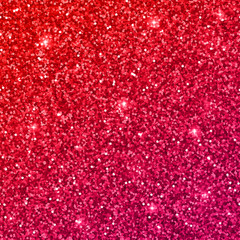 Red glitter background with color effect. Vector
