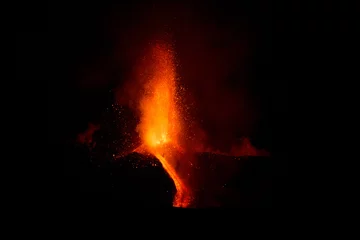 Foto auf Leinwand Eruption of Etna Volcano In Sicily  © Wead