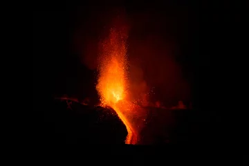 Foto auf Alu-Dibond Eruption of Etna Volcano In Sicily  © Wead