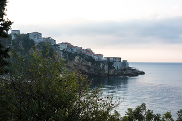 Montenegro, city of Ulcinj, the month of October, the Adriatic sea, morning,