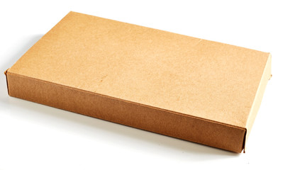 Recycled brown paper box