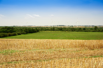 Windmill electric energy plant