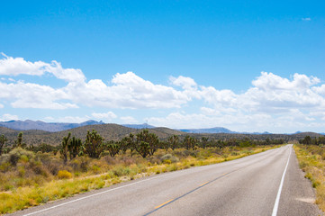 Long straight road