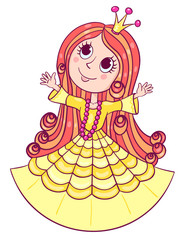 Little cute princess yellow