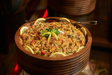 Summer vegetable salad