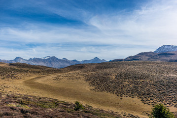 Trekking in the  Swiss Alps in Autumn - 9