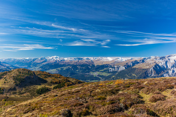 Trekking in the  Swiss Alps in Autumn - 12