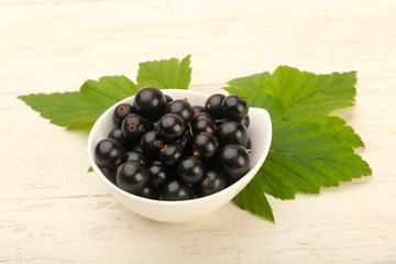 Ripe black currants