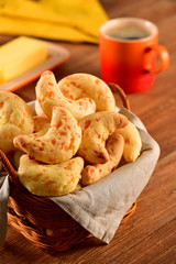 Cheese breads basket
