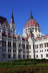 Fototapeta na wymiar Budapest, Hungarian Parliament