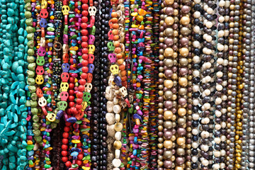 Pearls, beads and necklaces