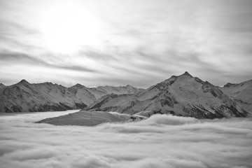 Obraz premium Alpines Ski Panorama